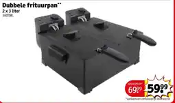 Kruidvat Dubbele Frituurpan aanbieding