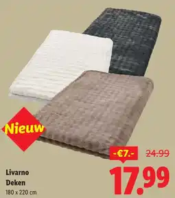 Lidl Livarno Deken aanbieding