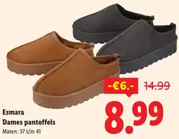 Lidl Esmara Dames pantoffels aanbieding