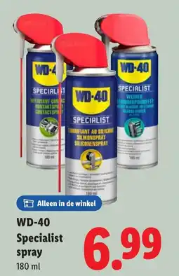 Lidl WD-40 Specialist Spray aanbieding