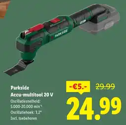 Lidl Parkside Accu Multitool aanbieding