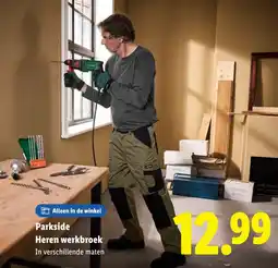 Lidl Parkside Heren werkbroek aanbieding
