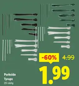 Lidl Parkside Tyraps aanbieding