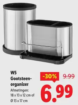 Lidl W5 Gootsteen Organizer aanbieding