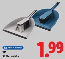 Lidl W5 Stoffer en blik aanbieding