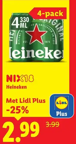 Lidl Heineken aanbieding