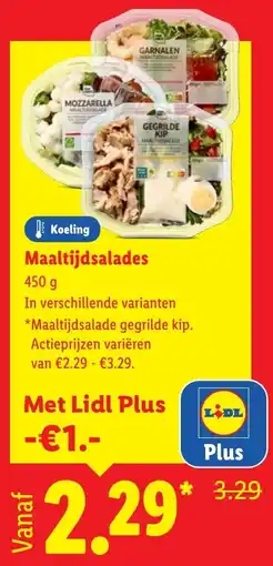 Lidl Maaltijdsalades aanbieding