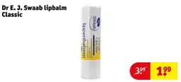 Kruidvat Dr E. J. Swaab lipbalm Classic aanbieding