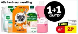 Kruidvat Alle handzeep navulling aanbieding