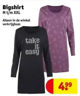 Kruidvat Bigshirt aanbieding