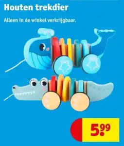 Kruidvat Houten trekdier aanbieding
