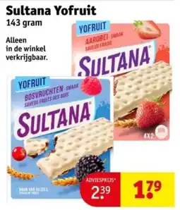 Kruidvat Sultana Yofruit aanbieding