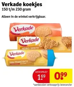 Kruidvat Verkade koekjes aanbieding