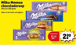 Kruidvat Milka Mmmax chocoladereep aanbieding