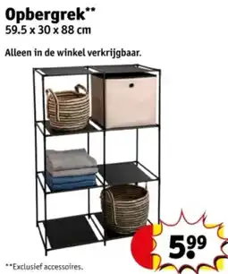 Kruidvat Opbergrek aanbieding