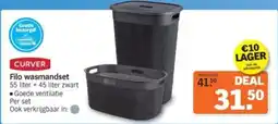 Albert Heijn Curver Filo Wasmandset aanbieding