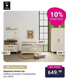 Van Asten BabySuperstore Babykamer Geneve Clay aanbieding