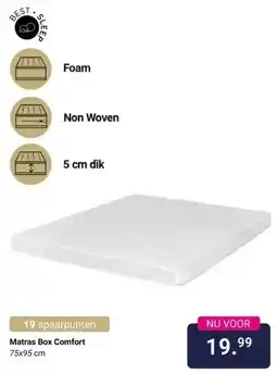 Van Asten BabySuperstore Matras Box Comfort aanbieding