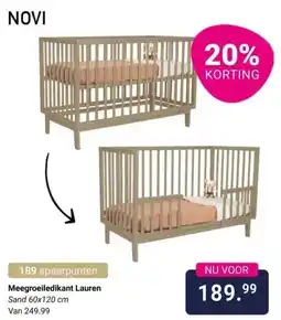 Van Asten BabySuperstore Meegroeiledikant Lauren aanbieding