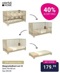 Van Asten BabySuperstore Meegroeiledikant Lois V2 aanbieding