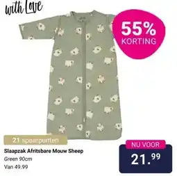 Van Asten BabySuperstore Slaapzak Afritsbare Mouw Sheep aanbieding