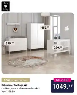 Van Asten BabySuperstore Babykamer Santiago Wit aanbieding
