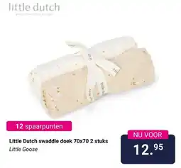 Van Asten BabySuperstore Little Dutch swaddle doek aanbieding