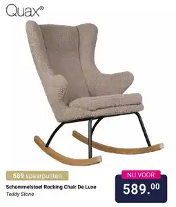 Van Asten BabySuperstore Schommelstoel Rocking Chair De Luxe aanbieding