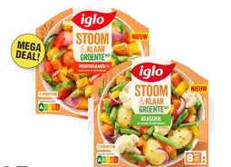 Budget Food Iglo Stoom & Klaar Groente Klassiek of Mediterraans aanbieding
