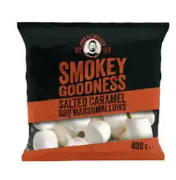 Budget Food Smokey Goodness Marshmallows Karamel-Zeezout aanbieding