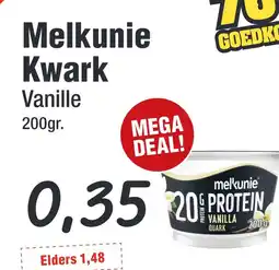 Budget Food Melkunie Kwark Vanille aanbieding