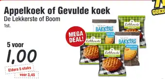 Appelkoek of Gevulde koek De Lekkerste of Boom