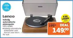 Albert Heijn Lenco Volledig automatische platenspeler aanbieding