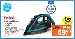 Albert Heijn Tefal Stoomstrijkijzer Puregliss aanbieding