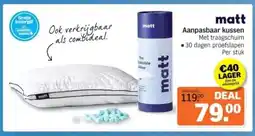 Albert Heijn matt Aanpasbaar kussen aanbieding