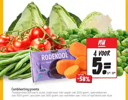 Jumbo Combikorting groente aanbieding