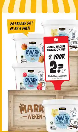 Jumbo Jumbo magere kwark 0% vet aanbieding