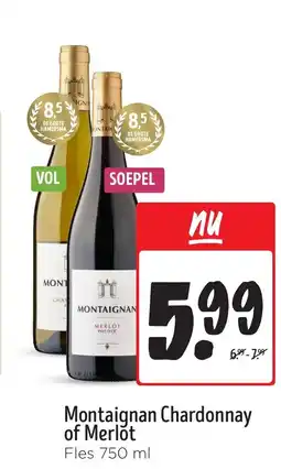 Jumbo Montaignan Chardonnay of Merlot aanbieding
