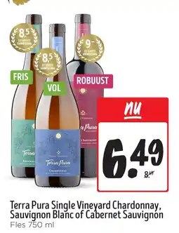 Jumbo Terra Pura Single Vineyard Chardonnay, Sauvignon Blanc of Cabernet Sauvignon aanbieding