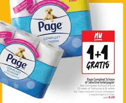 Jumbo Page Compleet Schoon of Sensitive toiletpapier aanbieding