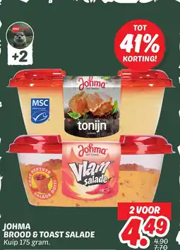 Dekamarkt Johma brood & toast salade aanbieding