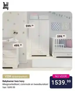 Van Asten BabySuperstore Babykamer Ines Ivory aanbieding