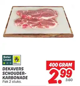 Dekamarkt Dekavers schouder karbonade aanbieding