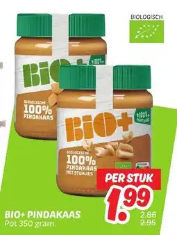 Dekamarkt Bio+ pindakaas aanbieding