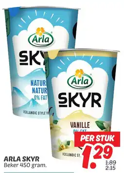 Dekamarkt Arla skyr aanbieding