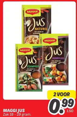 Dekamarkt Maggi jus aanbieding