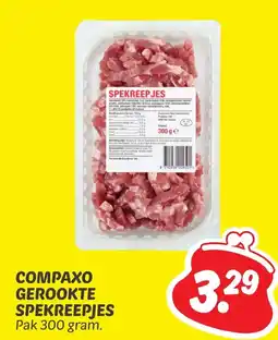 Dekamarkt Compaxo gerookte spekreepjes aanbieding