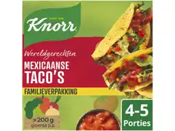 Hoogvliet Knorr Wereldgerecht mexicaanse taco's aanbieding
