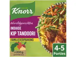 Hoogvliet Knorr Wereldgerechten maaltijdpakket indiase kip tandoori xxl aanbieding