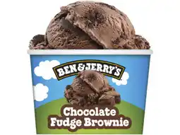 Hoogvliet Ben & Jerry's Mini cup IJs Chocolate Fudge Brownie aanbieding